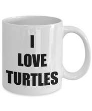 Load image into Gallery viewer, I Love Turtles Mug Funny Gift Idea Novelty Gag Coffee Tea Cup-Coffee Mug