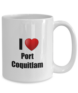 Port Coquitlam Mug I Love City Lover Pride Funny Gift Idea for Novelty Gag Coffee Tea Cup-Coffee Mug