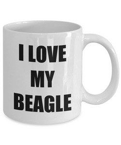 I Love My Beagle Mug Funny Gift Idea Novelty Gag Coffee Tea Cup-Coffee Mug
