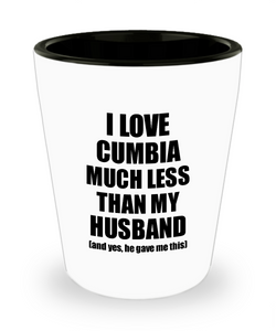 Cumbia Wife Shot Glass Funny Valentine Gift Idea For My Spouse From Husband I Love Liquor Lover Alcohol 1.5 oz Shotglass-Shot Glass