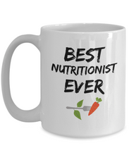 Load image into Gallery viewer, Nutritionist Mug - Best Nutritionist Ever - Funny Gift for Nutrition Lover-Coffee Mug