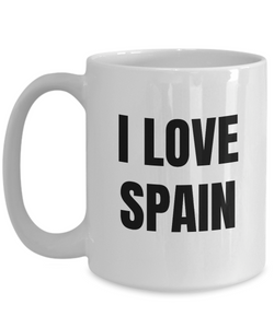 I Love Spain Mug Funny Gift Idea Novelty Gag Coffee Tea Cup-Coffee Mug