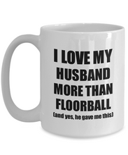 Load image into Gallery viewer, Floorball Wife Mug Funny Valentine Gift Idea For My Spouse Lover From Husband Coffee Tea Cup-Coffee Mug