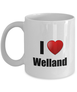 Welland Mug I Love City Lover Pride Funny Gift Idea for Novelty Gag Coffee Tea Cup-Coffee Mug
