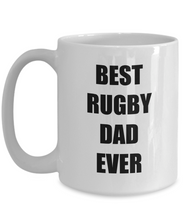 Load image into Gallery viewer, Rugby Dad Mug Funny Gift Idea for Novelty Gag Coffee Tea Cup-[style]