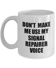 Load image into Gallery viewer, Signal Repairer Mug Coworker Gift Idea Funny Gag For Job Coffee Tea Cup Voice-Coffee Mug
