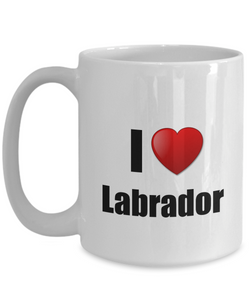 Labrador Mug I Love State Lover Pride Funny Gift Idea for Novelty Gag Coffee Tea Cup-Coffee Mug