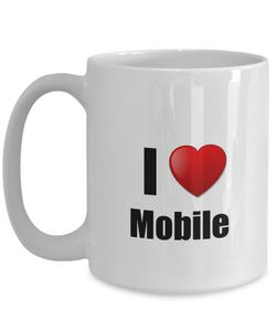 Mobile Mug I Love City Lover Pride Funny Gift Idea for Novelty Gag Coffee Tea Cup-Coffee Mug