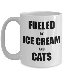 Cat Ice Cream Mug Funny Gift Idea for Novelty Gag Coffee Tea Cup-Coffee Mug