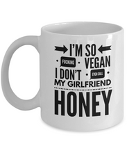 Load image into Gallery viewer, Funny Coffee Mug Gift For Men Vegan | 11 Oz Ceramic Mug | Vegan Gift for Boyfriend | Valentine’s Day Gift for Him | Anniversary Gift-Coffee Mug