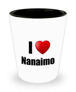 Nanaimo Shot Glass I Love City Lover Pride Funny Gift Idea for Liquor Lover Alcohol 1.5oz Shotglass-Shot Glass