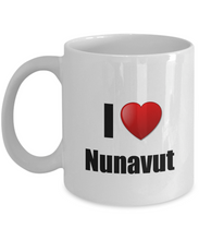 Load image into Gallery viewer, Nunavut Mug I Love State Lover Pride Funny Gift Idea for Novelty Gag Coffee Tea Cup-Coffee Mug