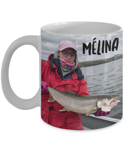 Meilleure Pêcheuse de la maison - Mélina - Tasse à café-Coffee Mug