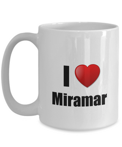 Miramar Mug I Love City Lover Pride Funny Gift Idea for Novelty Gag Coffee Tea Cup-Coffee Mug