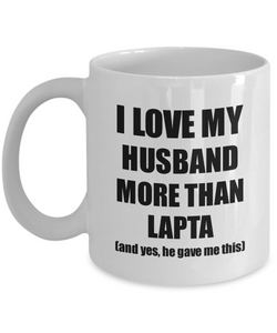 Lapta Wife Mug Funny Valentine Gift Idea For My Spouse Lover From Husband Coffee Tea Cup-Coffee Mug