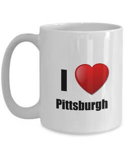 Pittsburgh Mug I Love City Lover Pride Funny Gift Idea for Novelty Gag Coffee Tea Cup-Coffee Mug