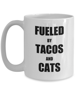 Taco Cat Mug Tacos Funny Gift Idea for Novelty Gag Coffee Tea Cup-Coffee Mug