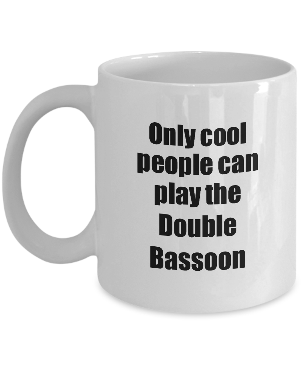 Double Bassoon Player Mug Musician Funny Gift Idea Gag Coffee Tea Cup-Coffee Mug