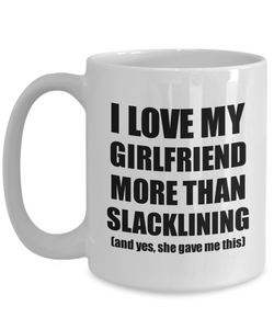 Slacklining Boyfriend Mug Funny Valentine Gift Idea For My Bf Lover From Girlfriend Coffee Tea Cup-Coffee Mug