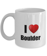Load image into Gallery viewer, Boulder Mug I Love City Lover Pride Funny Gift Idea for Novelty Gag Coffee Tea Cup-Coffee Mug