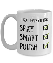 Load image into Gallery viewer, Polish Coffee Mug Poland Pride Sexy Smart Funny Gift for Humor Novelty Ceramic Tea Cup-Coffee Mug