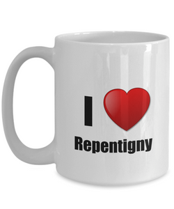 Repentigny Mug I Love City Lover Pride Funny Gift Idea for Novelty Gag Coffee Tea Cup-Coffee Mug
