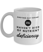 Load image into Gallery viewer, Funny Coffee Mug for Vegan - Another Day Vegan!-Coffee Mug