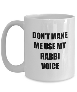 Rabbi Mug Coworker Gift Idea Funny Gag For Job Coffee Tea Cup-Coffee Mug
