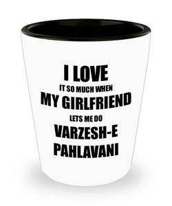 Varzesh-E Pahlavani Shot Glass Funny Gift Idea For Boyfriend I Love It When My Girlfriend Lets Me Novelty Gag Sport Lover Joke Liquor Lover Alcohol 1.5 oz Shotglass-Shot Glass