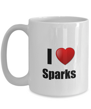 Load image into Gallery viewer, Sparks Mug I Love City Lover Pride Funny Gift Idea for Novelty Gag Coffee Tea Cup-Coffee Mug