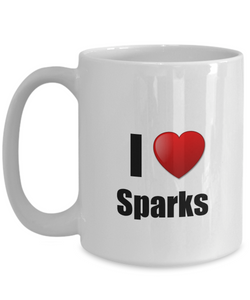 Sparks Mug I Love City Lover Pride Funny Gift Idea for Novelty Gag Coffee Tea Cup-Coffee Mug