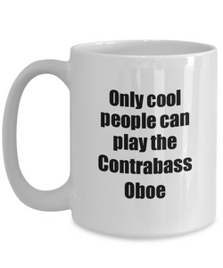 Contrabass Oboe Player Mug Musician Funny Gift Idea Gag Coffee Tea Cup-Coffee Mug