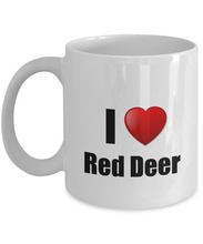 Load image into Gallery viewer, Red Deer Mug I Love City Lover Pride Funny Gift Idea for Novelty Gag Coffee Tea Cup-Coffee Mug