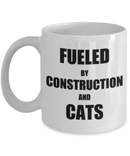 Load image into Gallery viewer, Cat Construction Mug Funny Gift Idea for Novelty Gag Coffee Tea Cup-Coffee Mug