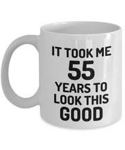 Load image into Gallery viewer, 55th Birthday Mug 55 Year Old Anniversary Bday Funny Gift Idea for Novelty Gag Coffee Tea Cup-[style]