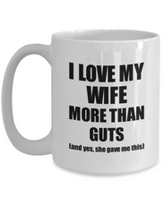 Load image into Gallery viewer, Guts Husband Mug Funny Valentine Gift Idea For My Hubby Lover From Wife Coffee Tea Cup-Coffee Mug