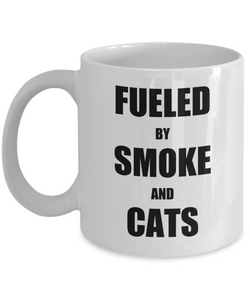 Cat Smoke Mug Funny Gift Idea for Novelty Gag Coffee Tea Cup-Coffee Mug