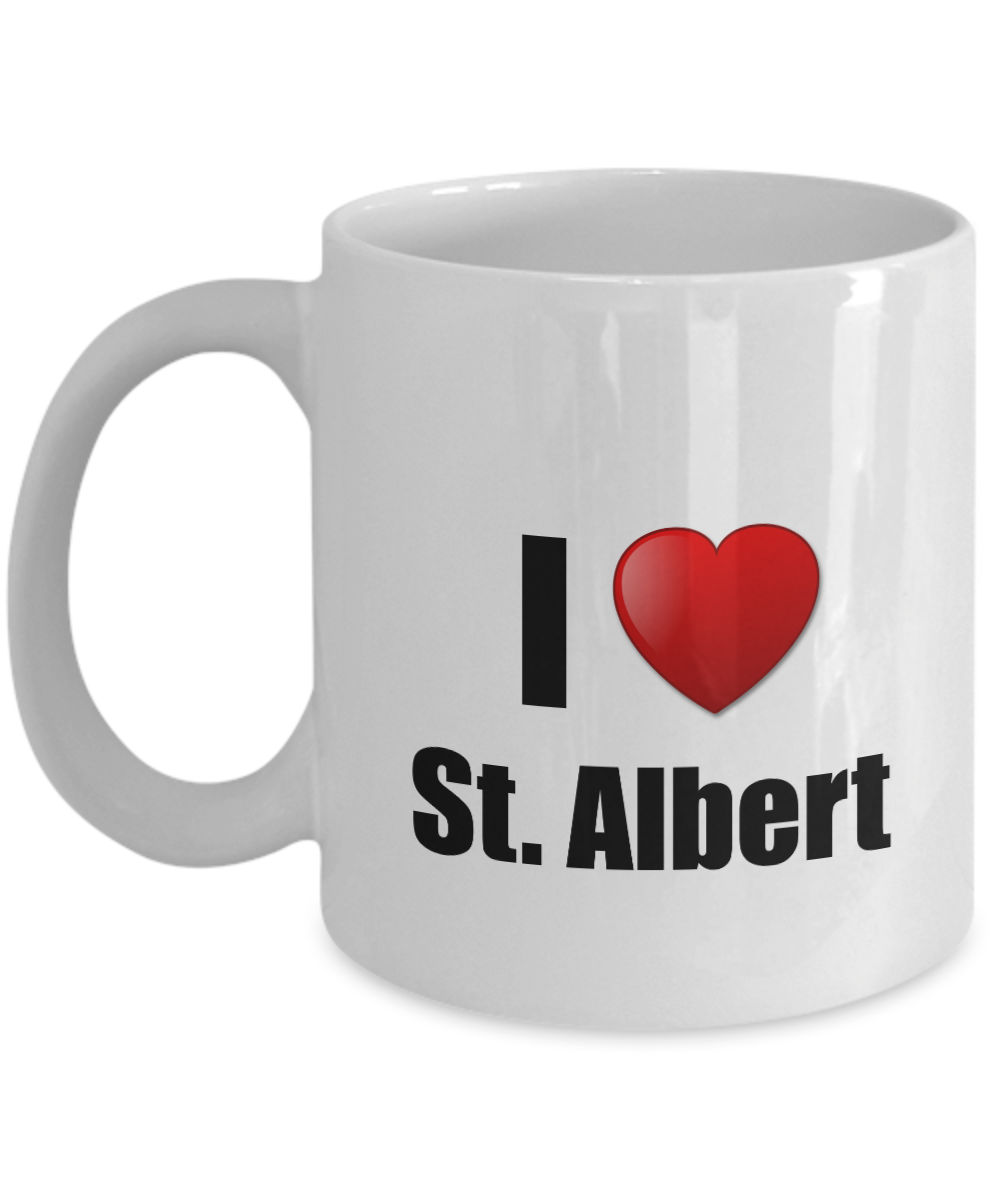 St Albert Mug I Love City Lover Pride Funny Gift Idea for Novelty Gag Coffee Tea Cup-Coffee Mug