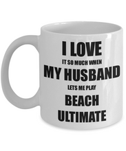 Load image into Gallery viewer, Beach Ultimate Mug Funny Gift Idea For Wife I Love It When My Husband Lets Me Novelty Gag Sport Lover Joke Coffee Tea Cup-Coffee Mug