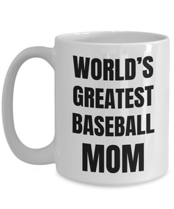Baseball Mom Mug Stepmom Funny Gift Idea For Women Mother Novelty Gag From Kids Coffee Tea Cup-Coffee Mug