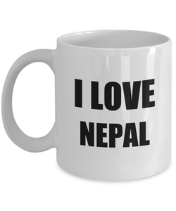 I Love Nepal Mug Funny Gift Idea Novelty Gag Coffee Tea Cup-Coffee Mug