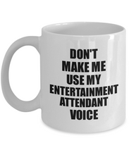 Load image into Gallery viewer, Entertainment Attendant Mug Coworker Gift Idea Funny Gag For Job Coffee Tea Cup Voice-Coffee Mug
