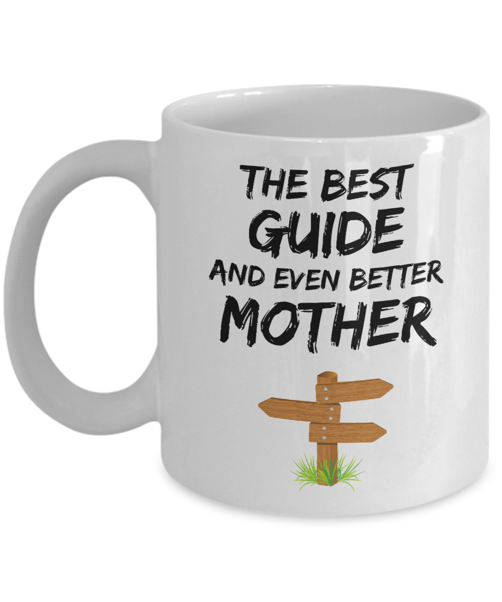 Guide Mom Mug - Best Tour Guide Mother Ever - Funny Gift for Guide Mama-Coffee Mug