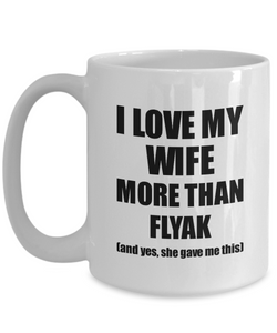 Flyak Husband Mug Funny Valentine Gift Idea For My Hubby Lover From Wife Coffee Tea Cup-Coffee Mug