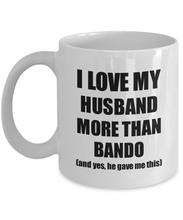 Load image into Gallery viewer, Bando Wife Mug Funny Valentine Gift Idea For My Spouse Lover From Husband Coffee Tea Cup-Coffee Mug