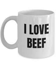 Load image into Gallery viewer, I Love Beef Mug Funny Gift Idea Novelty Gag Coffee Tea Cup-Coffee Mug