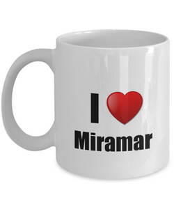 Miramar Mug I Love City Lover Pride Funny Gift Idea for Novelty Gag Coffee Tea Cup-Coffee Mug