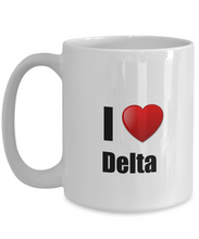 Load image into Gallery viewer, Delta Mug I Love City Lover Pride Funny Gift Idea for Novelty Gag Coffee Tea Cup-Coffee Mug
