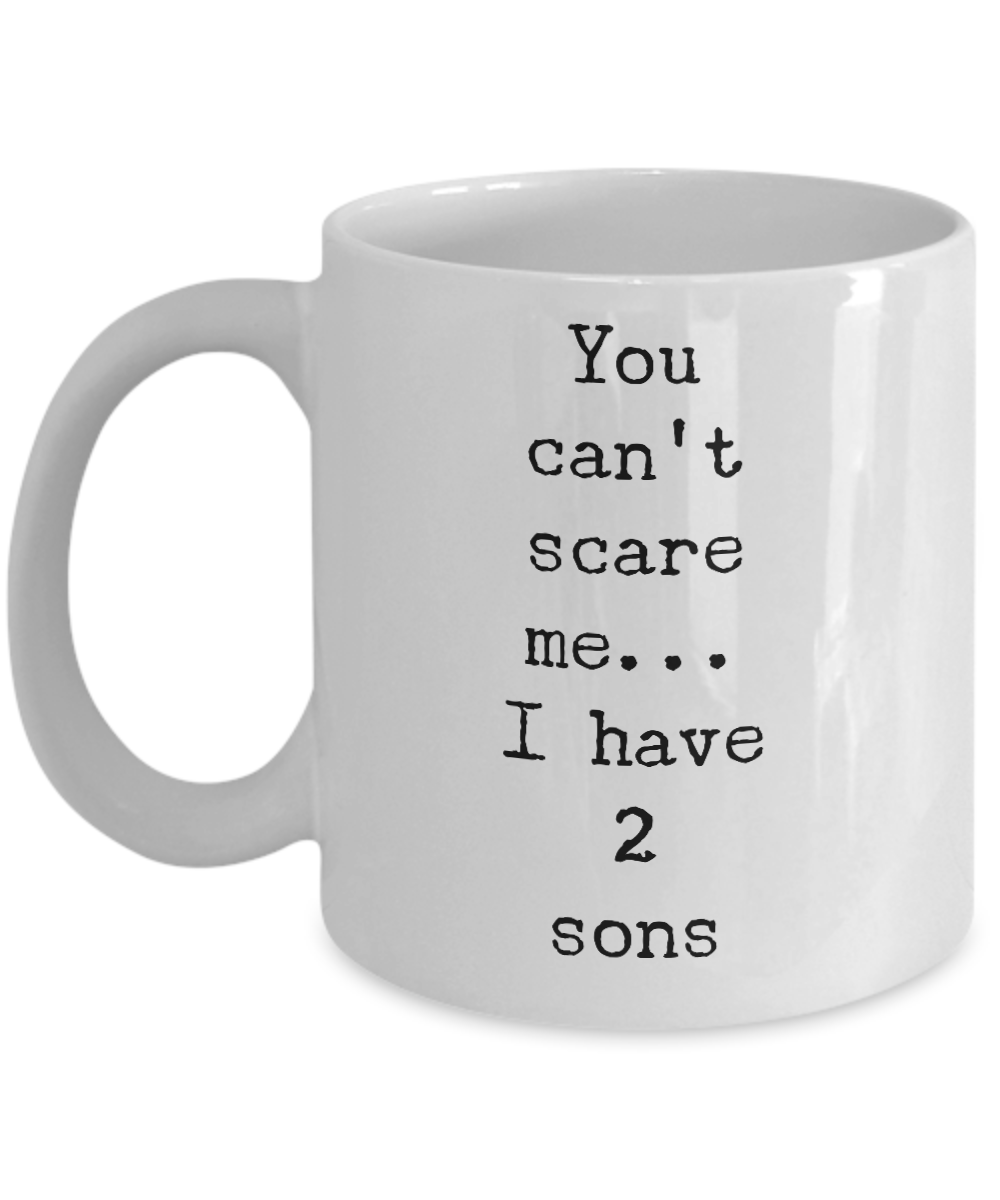 I have 2 sons mug-Coffee Mug