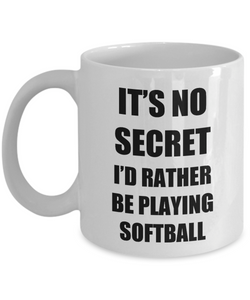 Softball Mug Sport Fan Lover Funny Gift Idea Novelty Gag Coffee Tea Cup-Coffee Mug